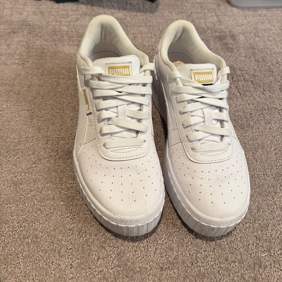 PUMA | Cali Wedge Platform Sneaker | White | Size 8 - Picture 3 of 5